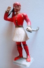 1960's GREECE AOHNA ATHENA EVZONE OFFICER ROYAL GUARD TOY SOLDIER