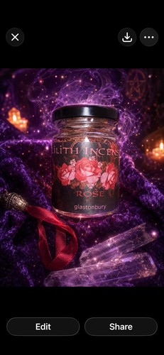 Lilith rose incense created - lilith,