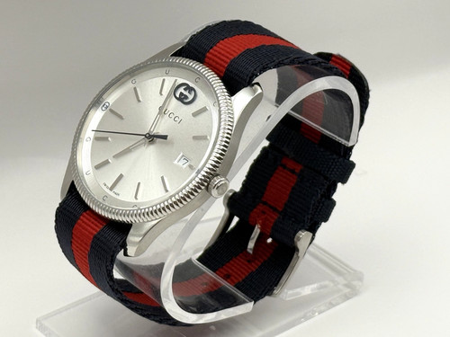 Gucci timeless silver dial - gucci,