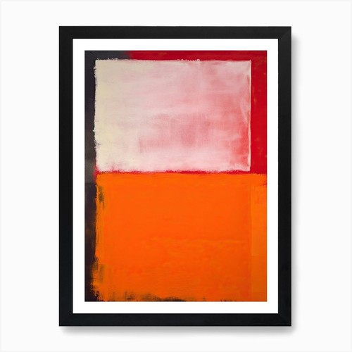Orange tones abstract - abstract, rothko