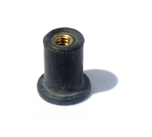 Motorcycle rubber nut - m5, w/
