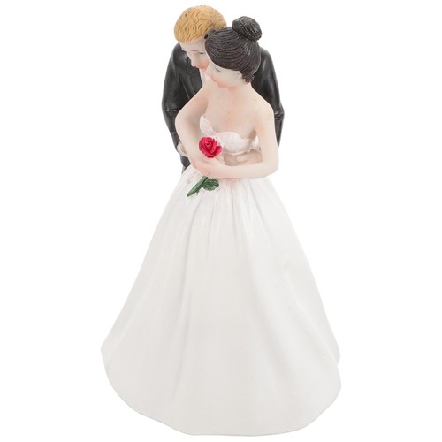 White resin wedding cake - resin,