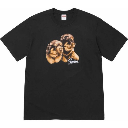 Supreme puppies tee black - tee,
