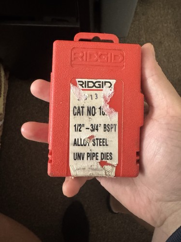 Ridgid pipe dies - ridgid,