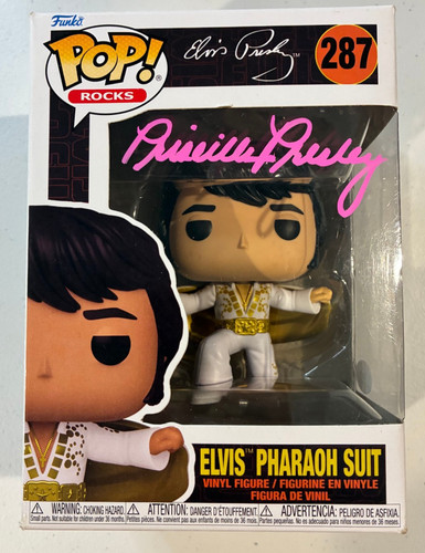 Priscilla presley signed funko - priscilla,