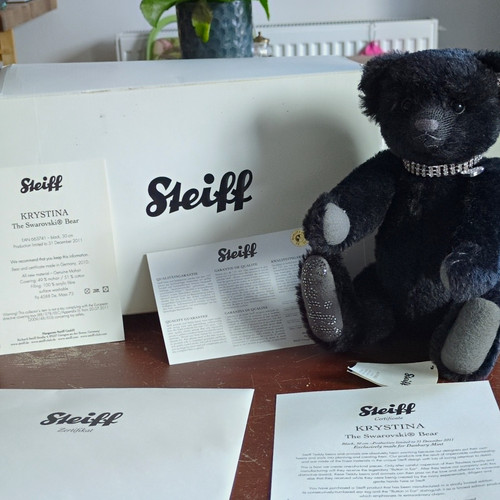 Steiff krystina swarovski bear - swarovski,