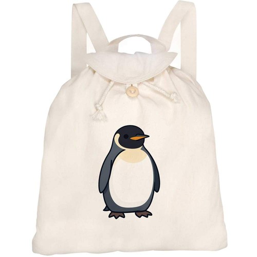 Cartoon king penguin canvas - 'cartoon,
