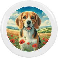 'Happy Beagle Puppy' Button