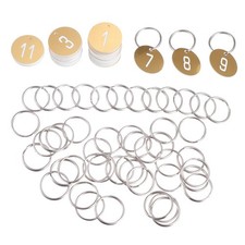  50 Pcs Engraved Plastic