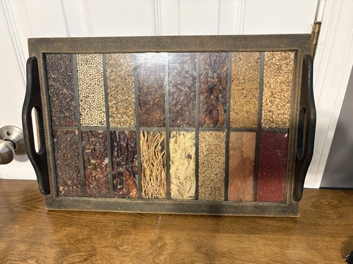 Wooden seed serving - serving, with
