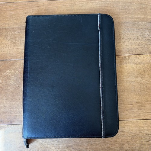 Zipped leather conference - a4,