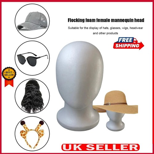 Polystyrene foam head dummy - polystyrene,