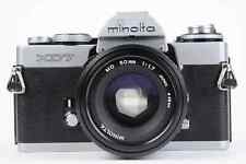 MINOLTA XD7 MD ROKKOR 50MM f1.7 TESTED 35mm SLR Film CAMERA + Battery SERVICED