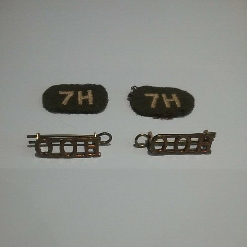 Ww2 pair 7th queens own - ww2, of