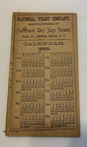 1885 pamphlet national yeast - pamphlet,