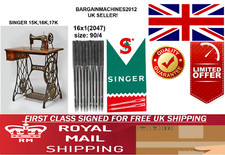 SINGER 15k,16k,17k, 16x1 (2047) SIZE14/90 INDUSTRIAL SEWING MACHINE (10) NEEDLE
