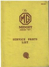 MG MIDGET TF1250 & TF1500