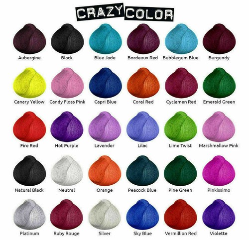 Crazy color hair dye - color,
