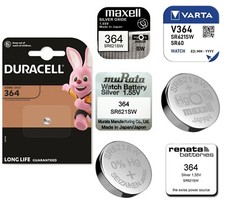 364 SR621SW AG1 SR60 Silver Oxide Watch Battery [ Select Brand & Quantity Req ]