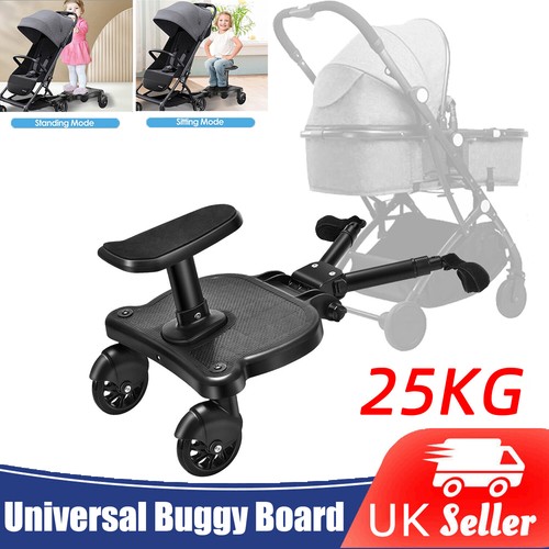 Universal buggy board with - board,