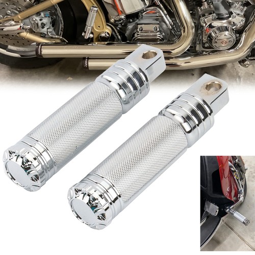 Chrome foot pegs cnc billet - chrome,
