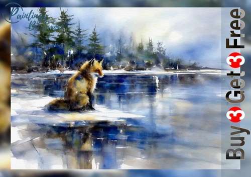 Fox winter 5x7 - in,