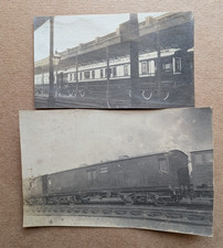 Old vintage photo railway - photo,