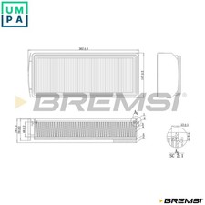 AIR FILTER FA1205 FOR ALPINA BMW 3/4/Gran/F6/Convertible/F8/F2/F82/X/F25/F4/F1
