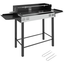 Charcoal rotisserie bbq grill - charcoal,