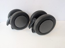 2 X Silver Cross Pop Stroller Front Wheels Grey Pair Wheel