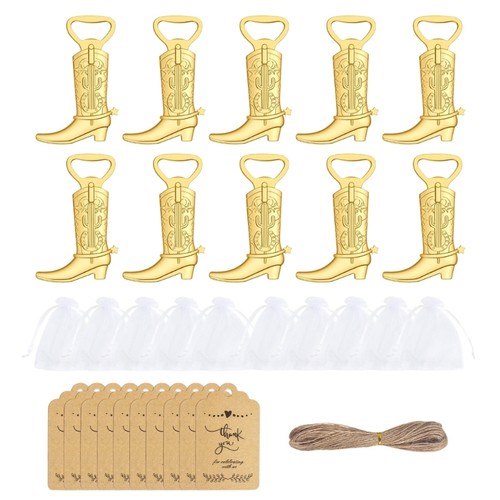 Boot bottle opener favor set - boot,