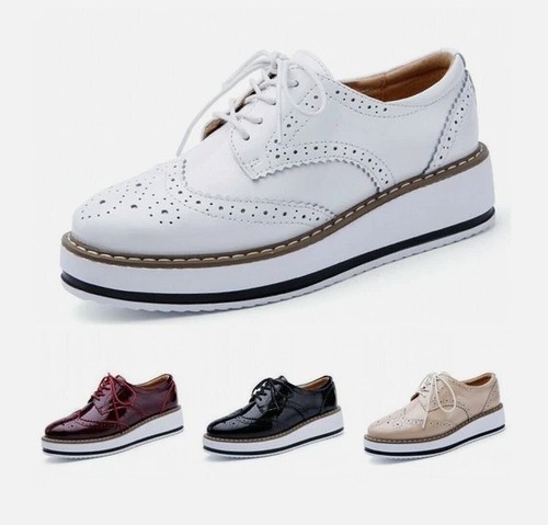 Womens brogues oxfords pumps - womens,