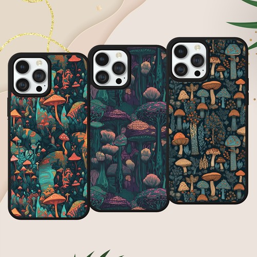 Mushroom pattern phone case - mushroom,