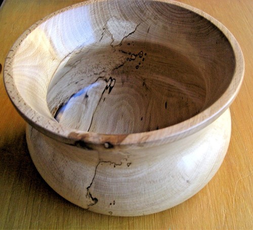 Beautiful hand turned - beautiful, spalted