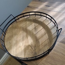 next bronx Wood & metal heavy tray