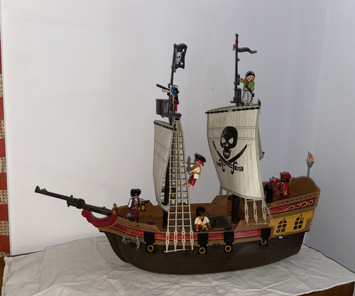 Vintage playmobil pirate ship - vintage,