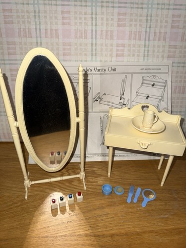Vintage sindy doll vanity - vanity, set