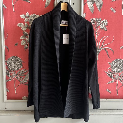 Brora long ribbed collar - ribbed,