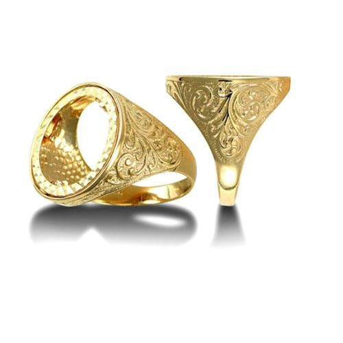 9ct yellow gold - gold, full