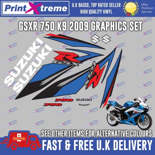 Gsxr 750 2009 graphics - 2009, set