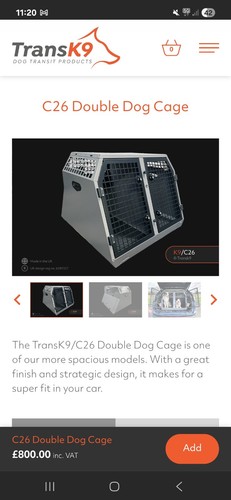 Transk9 b26e c26 double - transk9, dog