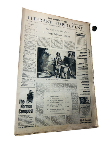 Newspaper the times literary - newspaper,
