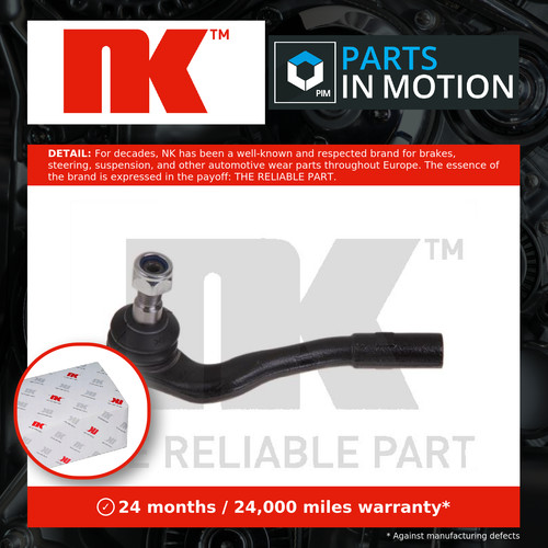 Tie track rod end - track,