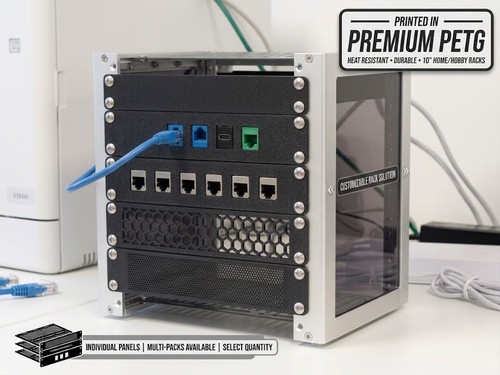Mini server rack panel - server,