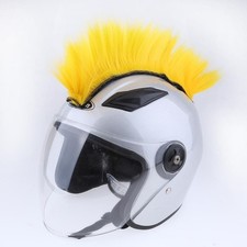 Racing Helmet Hawks Motorcycle, Ski or Snowboard Helmets Mohawk Hair Patches