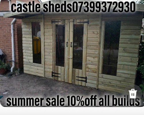 10x8 apex summerhouse - ,