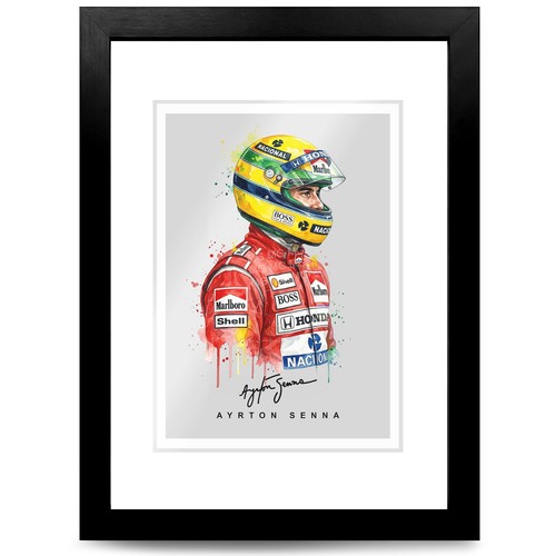 Ayrton senna cast signed - senna,