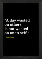 Charles Dickens quotes Framed