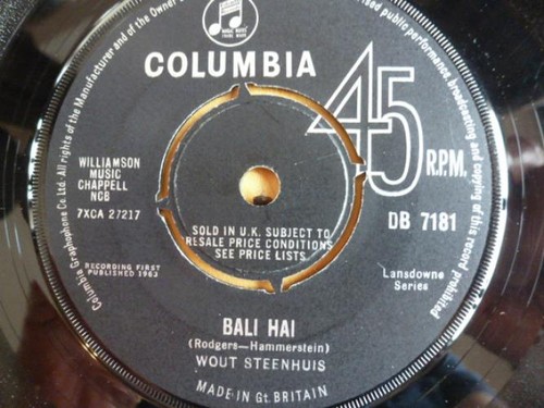 Wout steenhuis bali hai 7 - hai, (7"