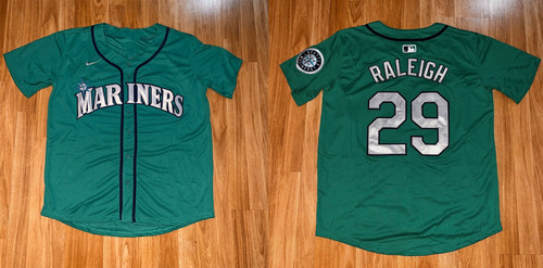 Cal raleigh green baseball - raleigh,